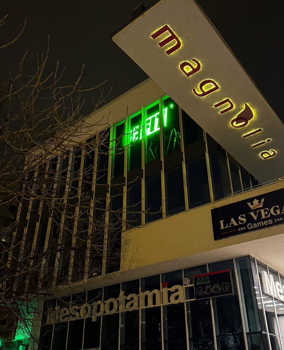 reclame luminoase sibiu montaj la inaltime pe cladiri si complexe comerciale cu litere volumetrice led si vizibilitate maxima noaptea