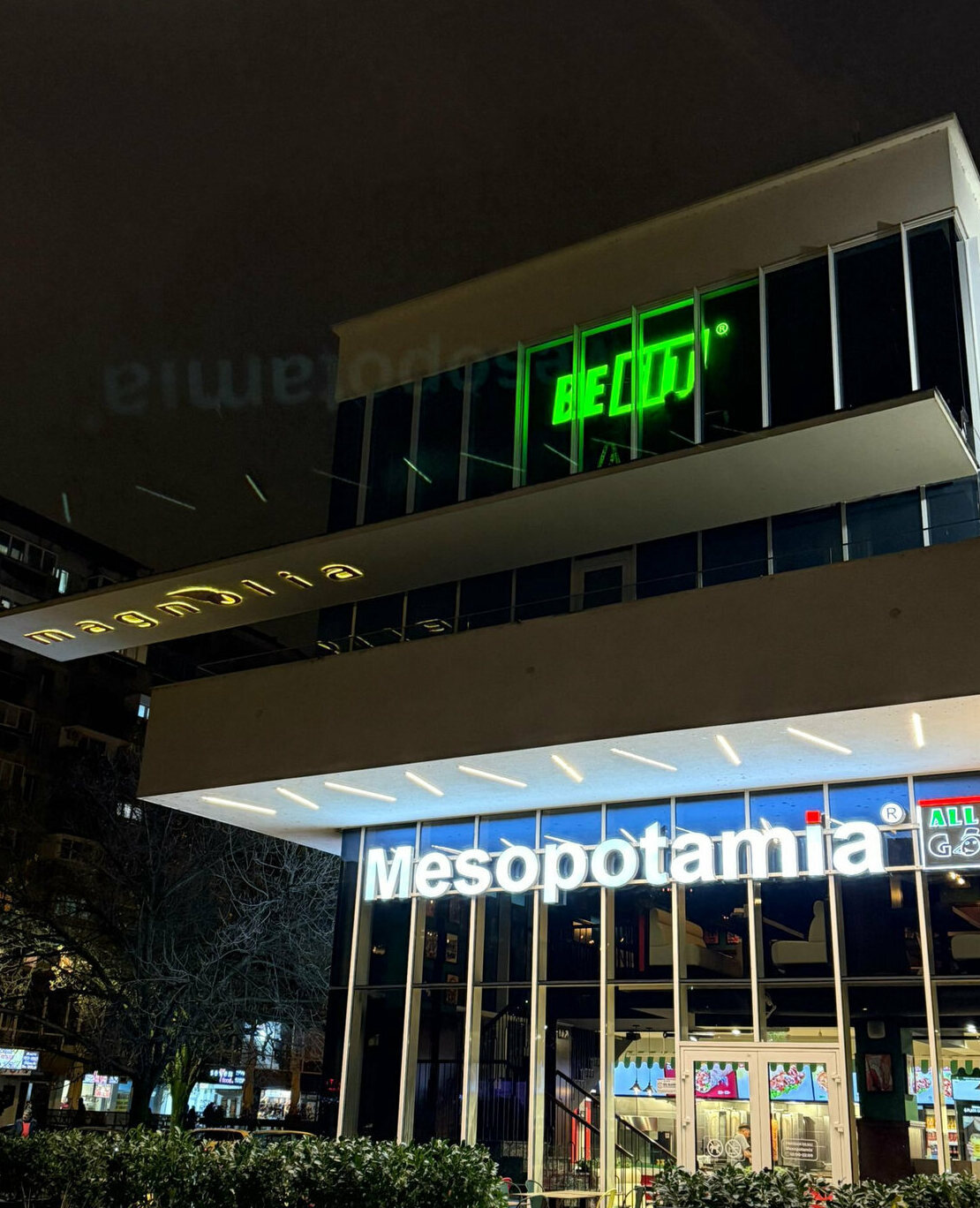 reclame luminoase sibiu pentru magazine si complexe comerciale cu litere volumetrice led montaj pe cladire pentru vizibilitate maxima
