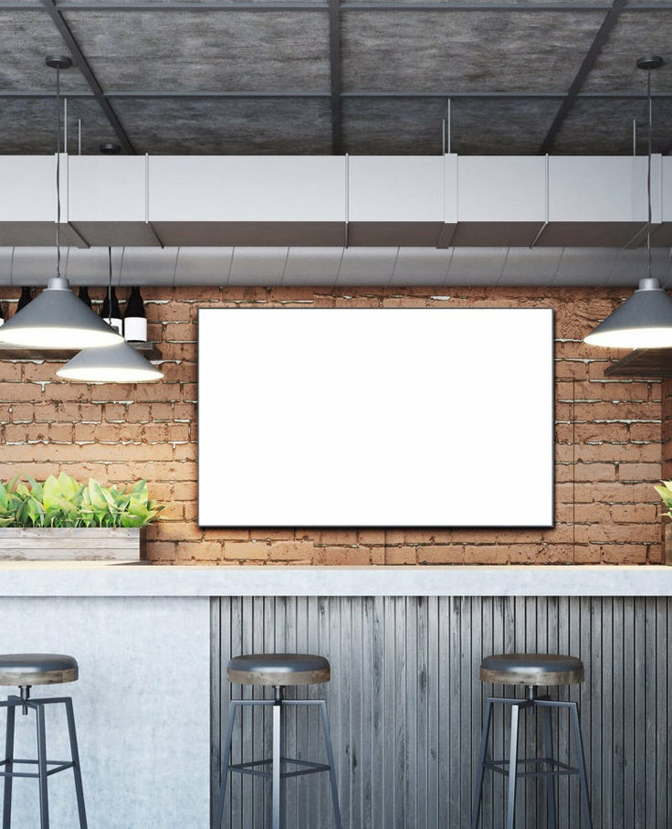 panou led luminos sibiu ideal pentru baruri restaurante si cafenele afisaj modern cu luminozitate ridicata pentru promovare produse oferte si branding interior impact vizual puternic