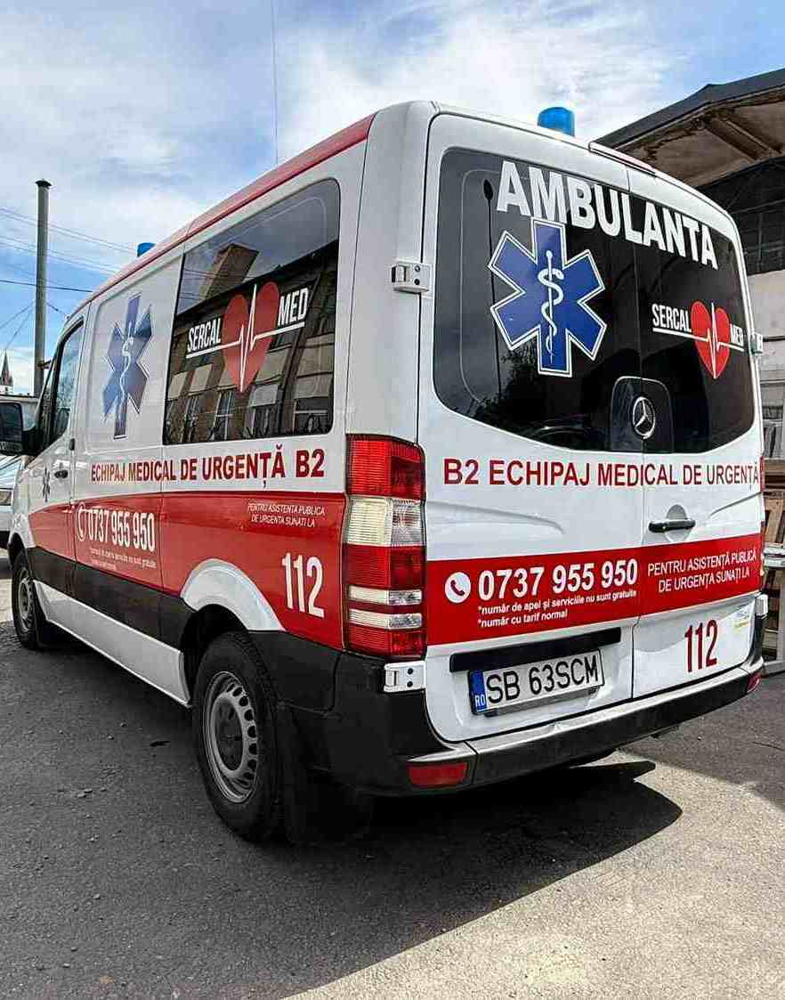 inscriptionari auto ambulanta sibiu colantare profesionala vehicule medicale