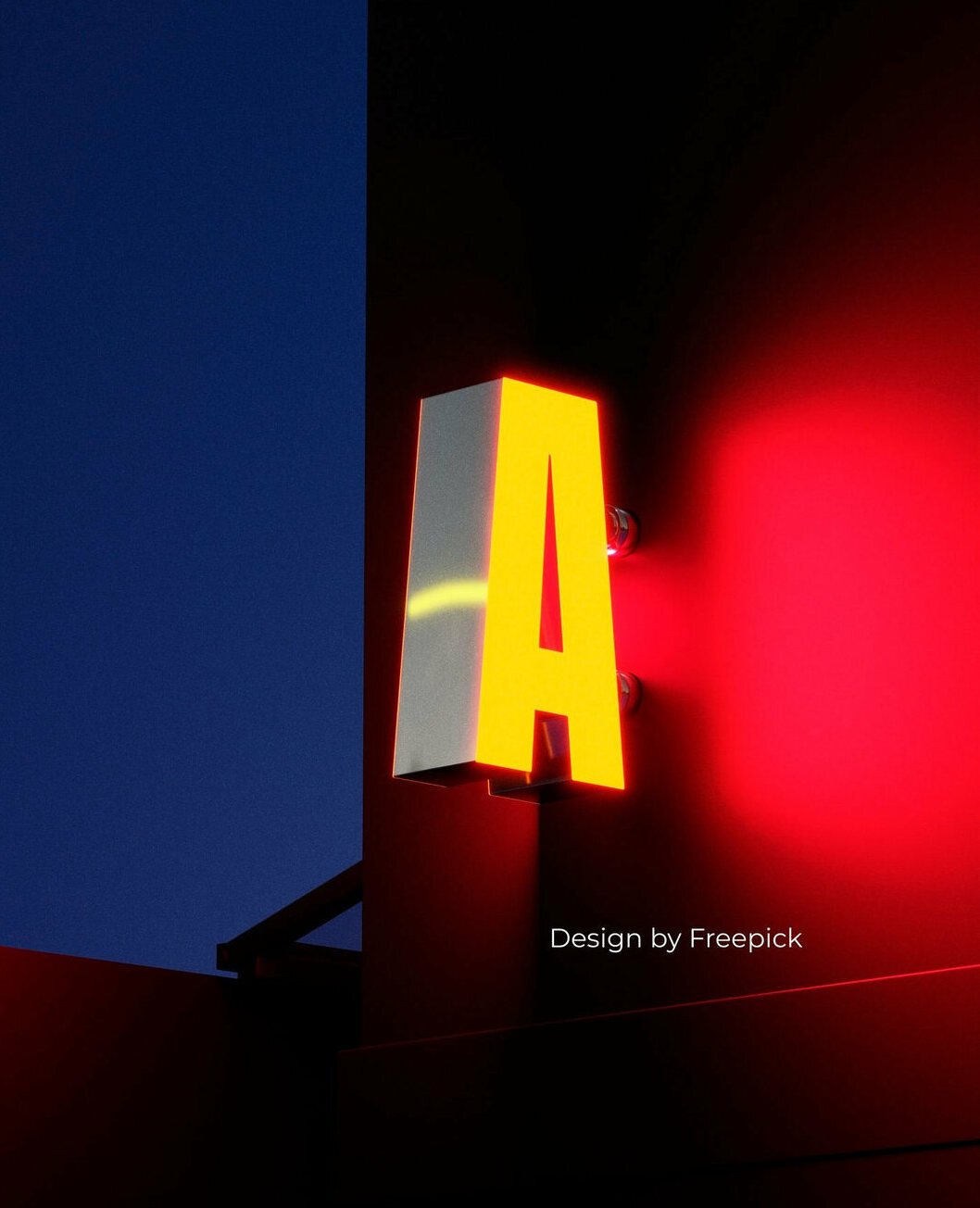 litera volumetrica luminoasa sibiu design modern cu iluminare led pentru semnalistica si branding vizual puternic in spatii comerciale si corporate