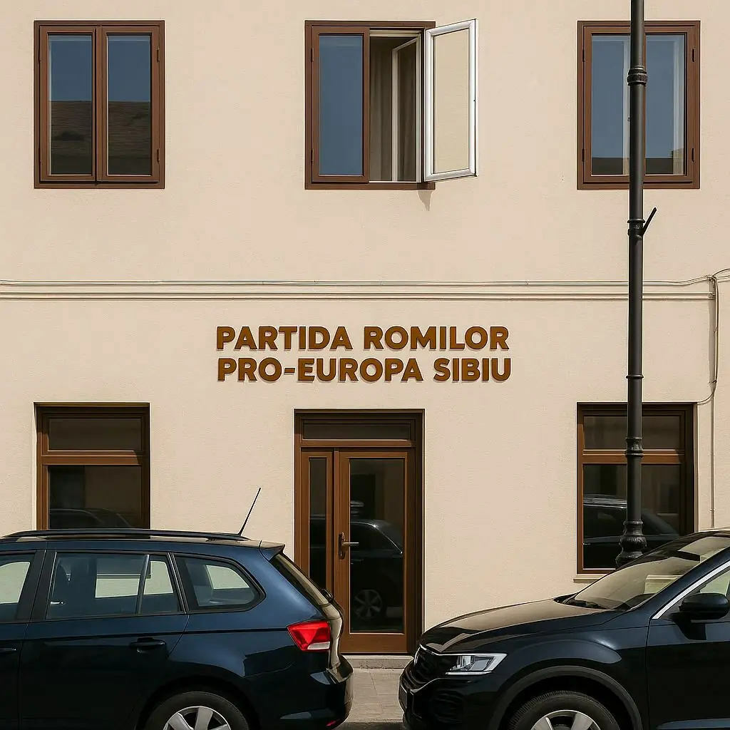 Litere volumetrice din polistiren Sibiu montate pe fatada cladire, solutie economica si montaj rapid pentru semnalistica exterioara